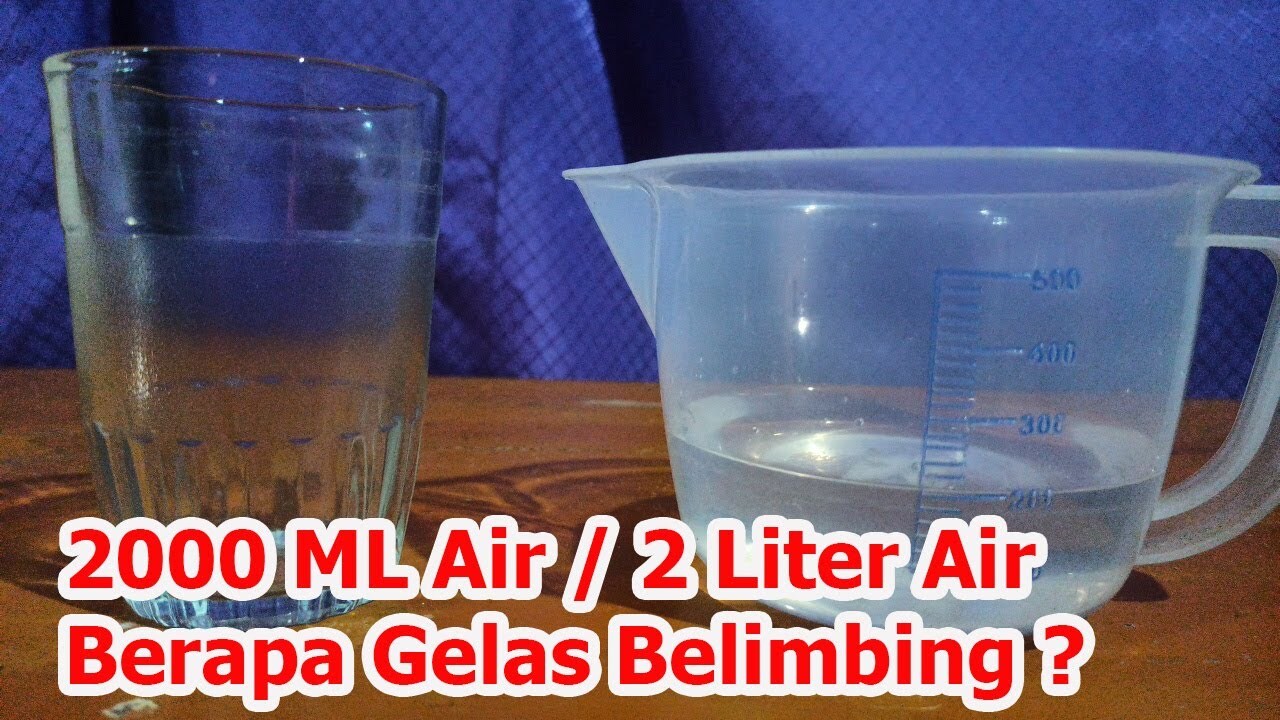 800 ML Air Berapa Gelas ? Takaran 800 Mili Liter Air Dalam Gelas ...